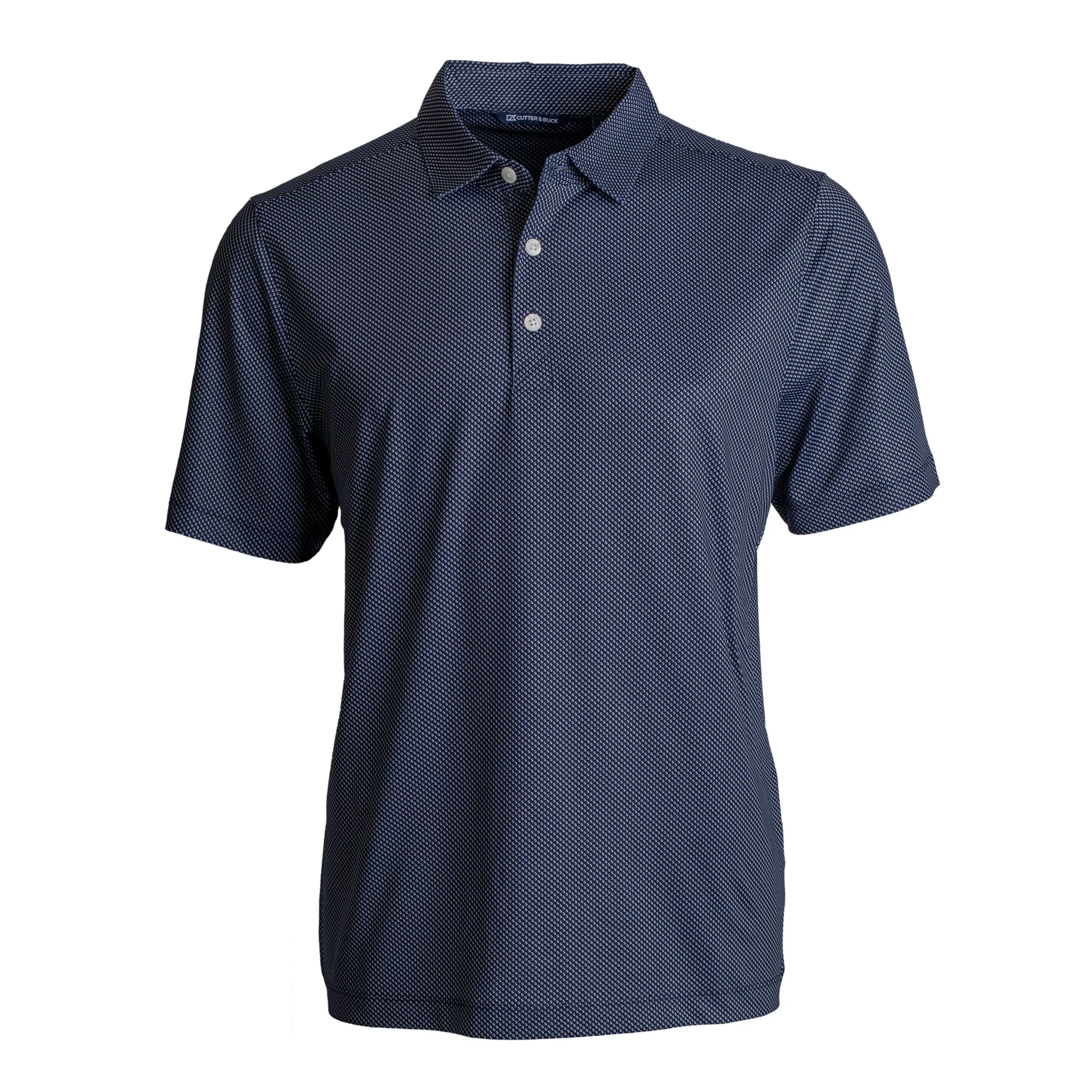 Cutter & Buck Pike Eco Symmetry Print Stretch Recycled Mens Polo view 2