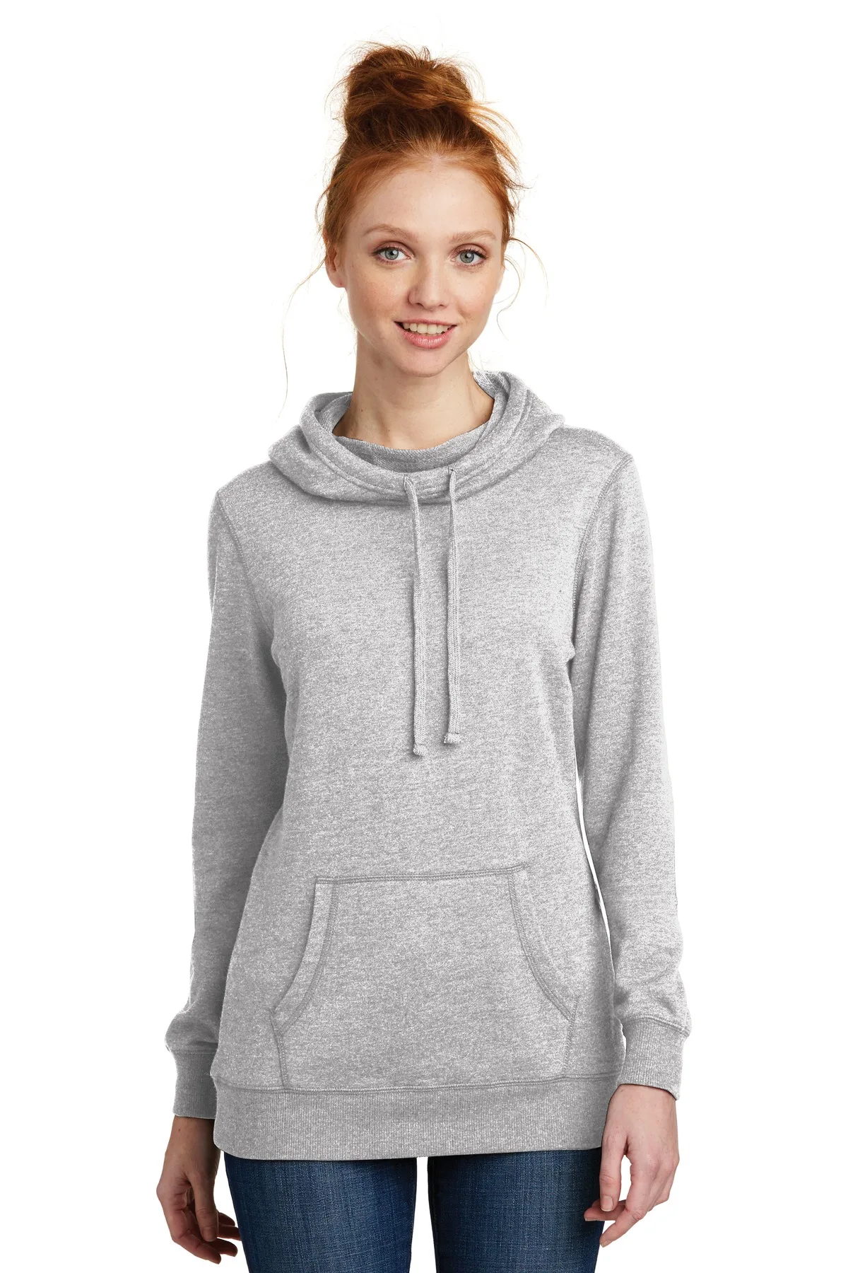 District ® Women's Lightweight Fleece Hoodie.
