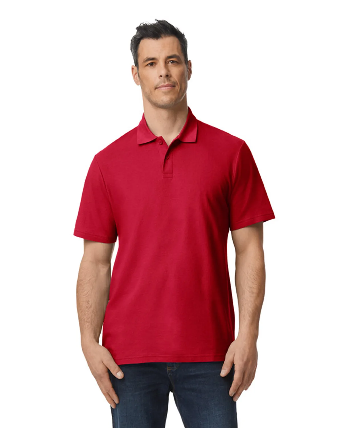 Gildan Men's Softstyle Double Pique Polo view 3
