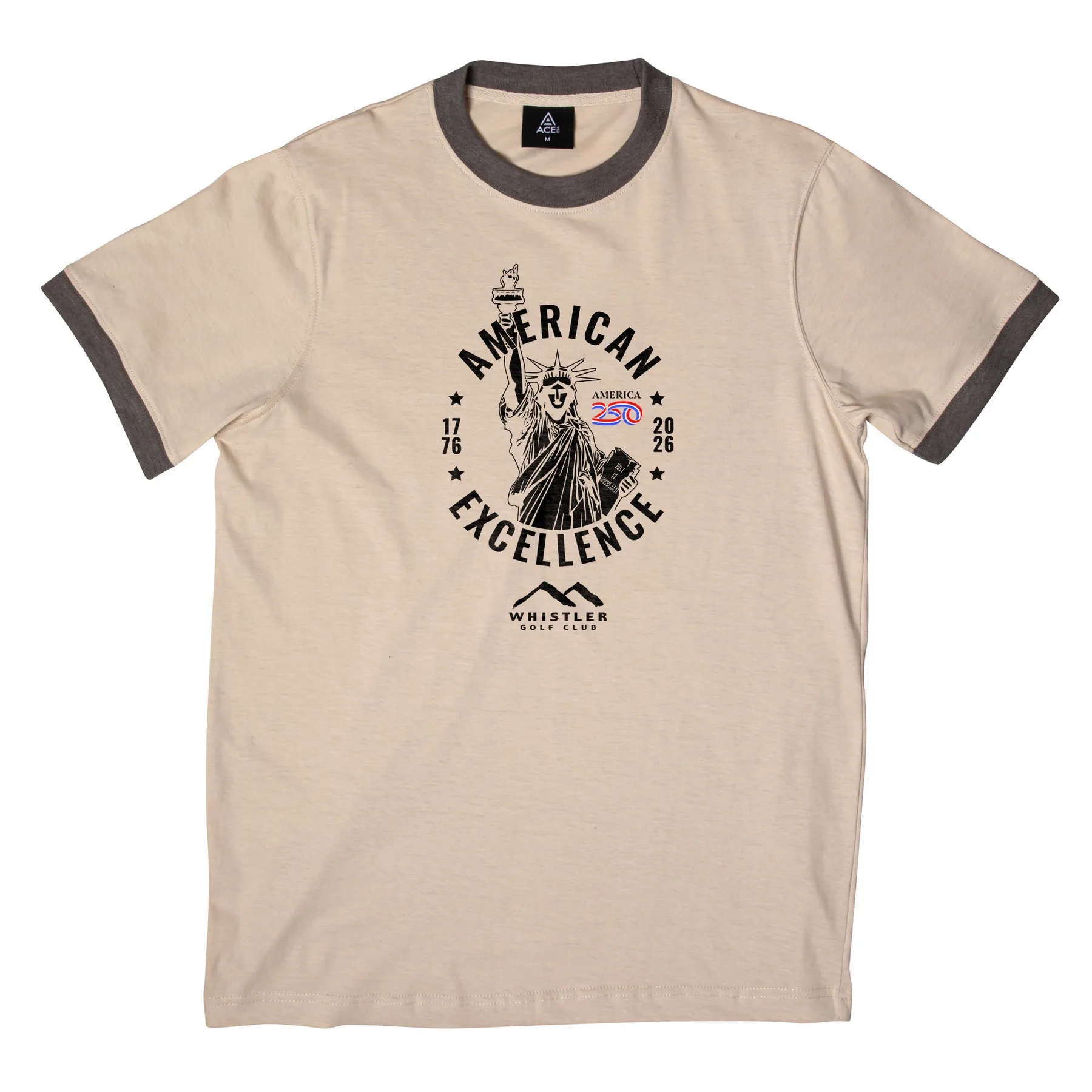 America 250 ACE Ringer Tee view 3
