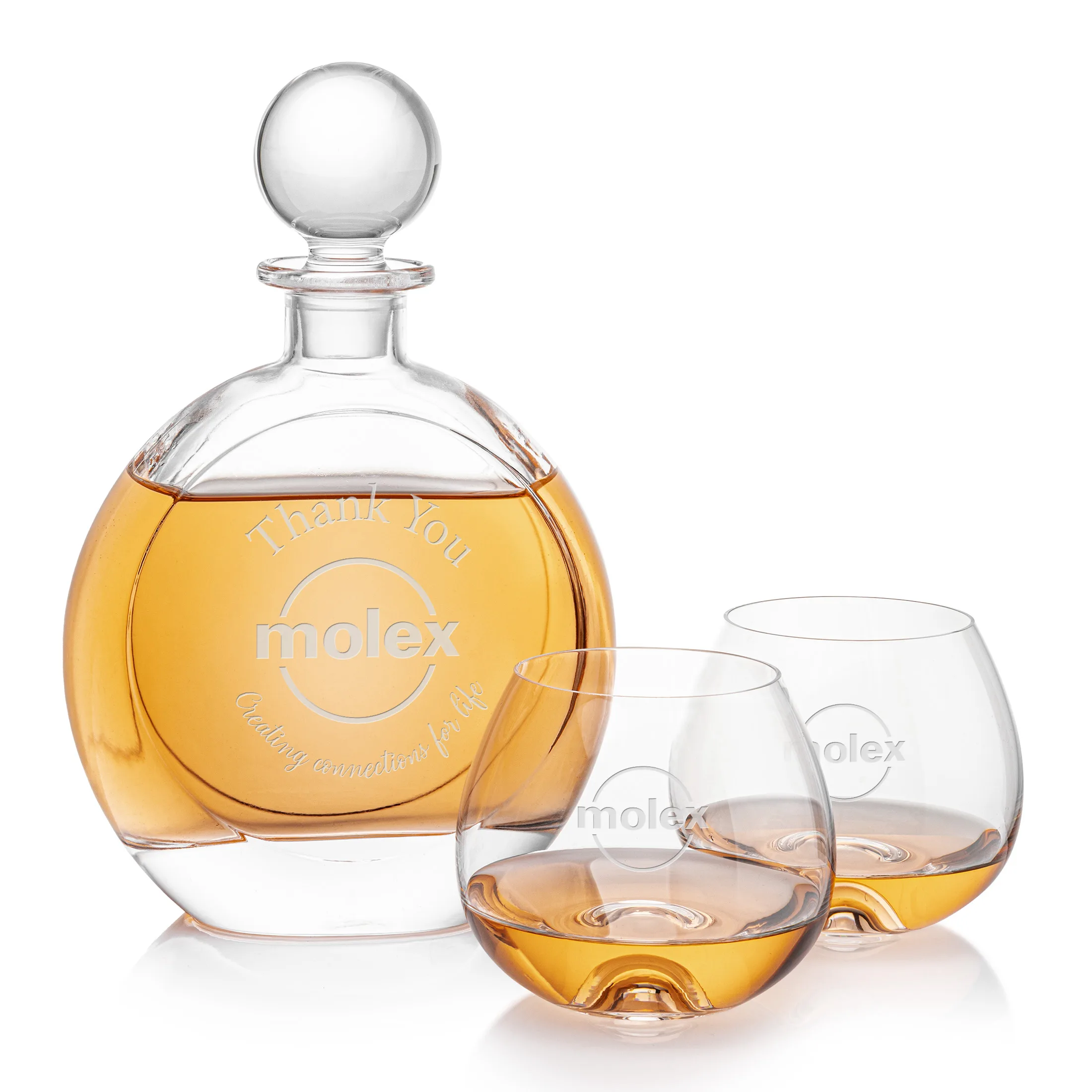 Decanter OTR Set, Boston Set, Decanter & 2 OTR