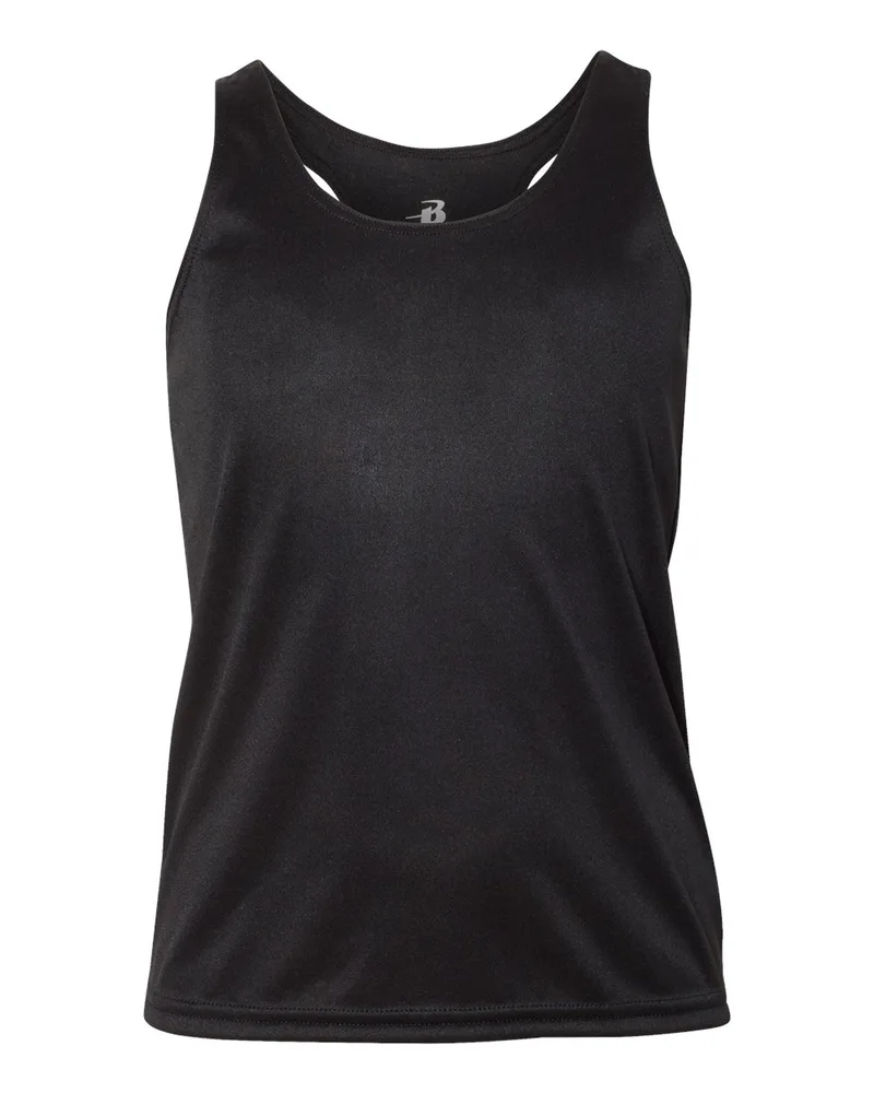 Badger Girls' B-Core Racerback Tank Top