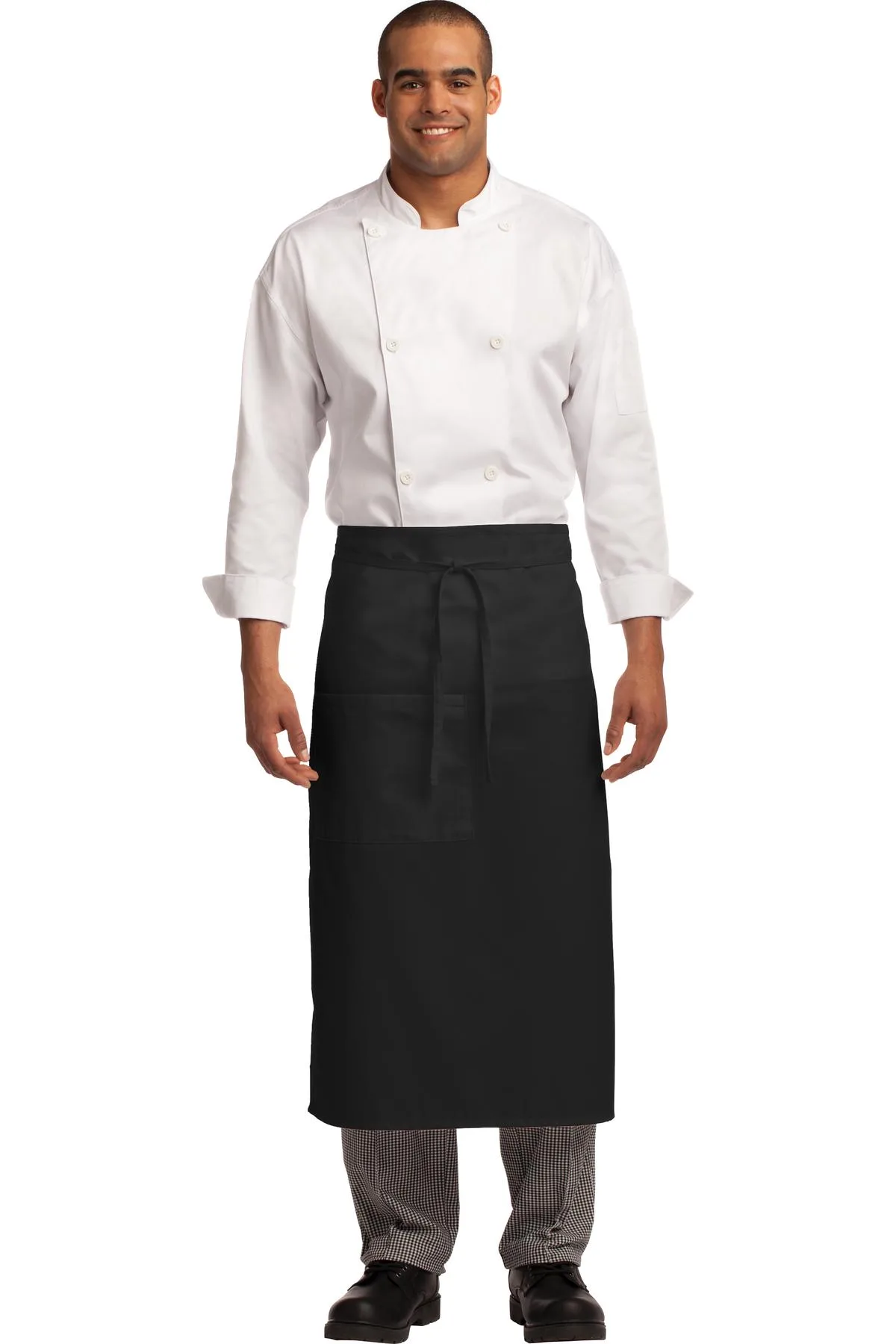 Port Authority® Easy Care Full Bistro Apron with Stain Release.