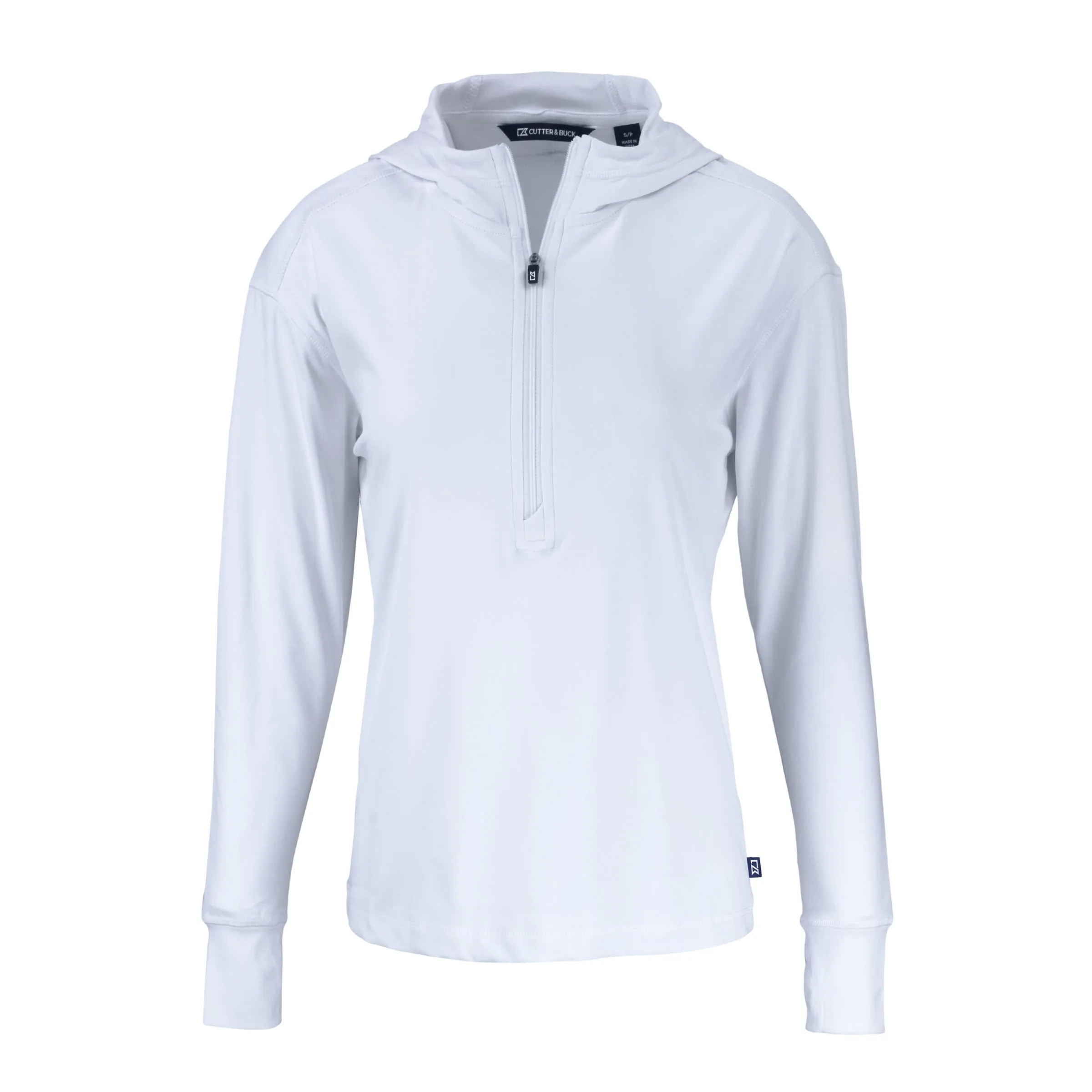 Cutter & Buck Daybreak Eco Recycled Womens Half Zip Hoodie view 7