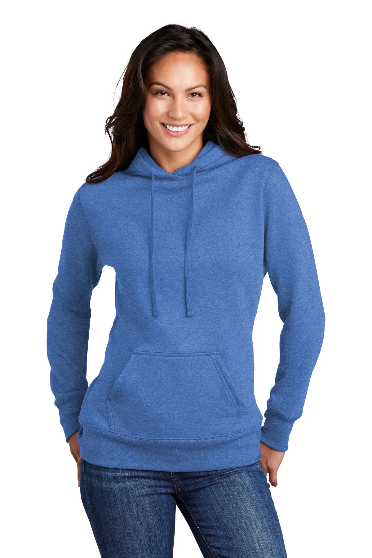 Port & Co™ Women's Core Fleece Pullover Hooded Sweatshirt view 4