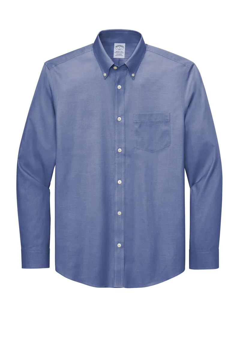Brooks Brothers® Wrinkle-Free Stretch Pinpoint Shirt view 4