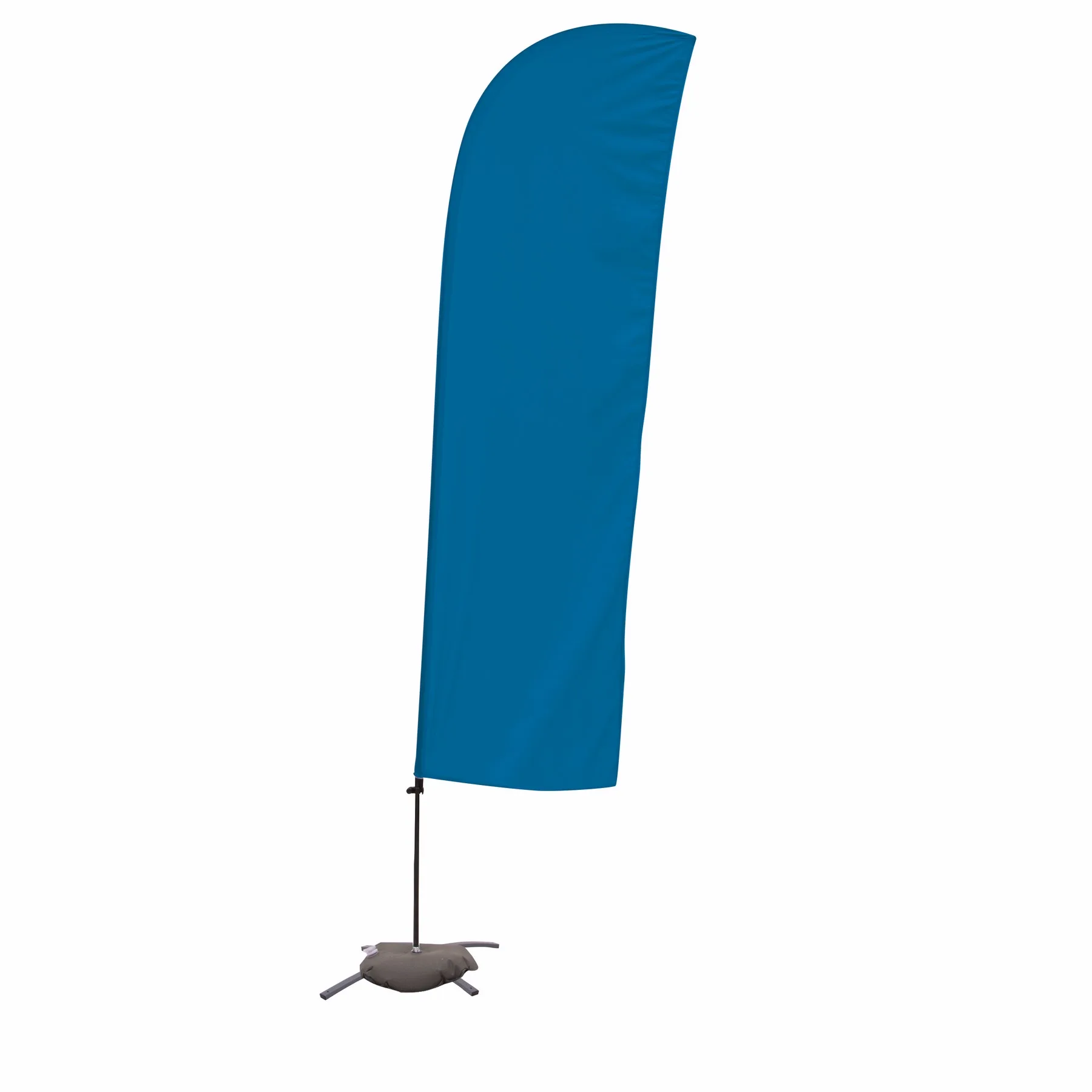 10.5' Solid-Color Blade Sail Sign Flag, 1-Sided, Scissor view 4