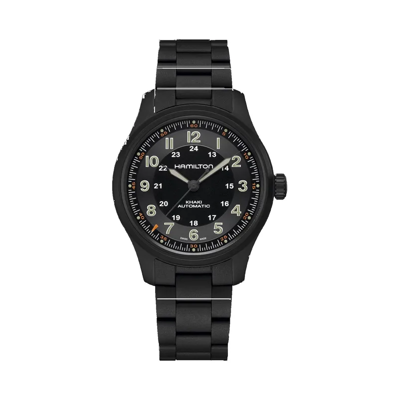 Hamilton Khaki Field Titanium Auto Black Watch