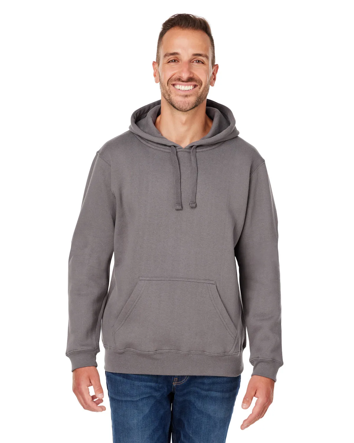 J AMERICA Adult Premium Fleece Pullover Hooded Sweatshirt view 6