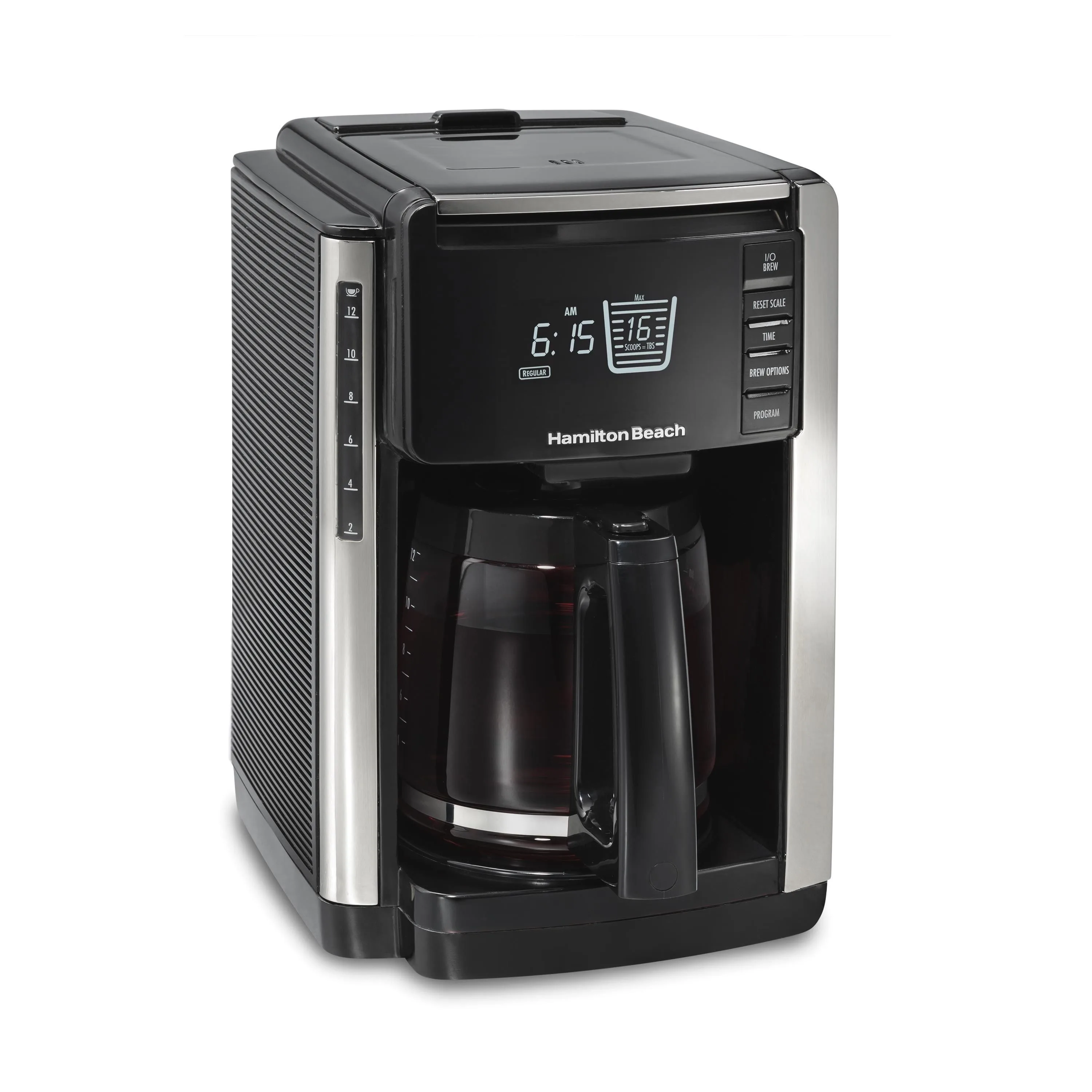 Hamilton Beach® TruCount 12 Cup Coffeemaker w/Built-in Scale