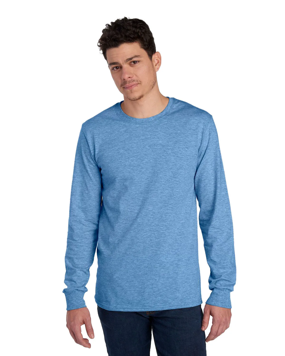 Jerzees Adult Premium Blend Long-Sleeve T-Shirt view 3