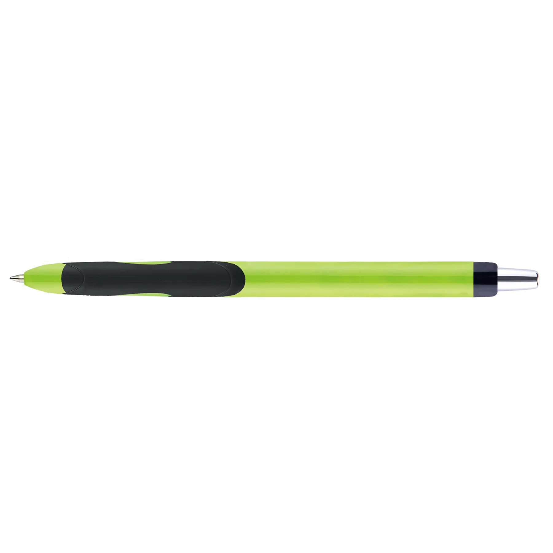 Lime Green/Black/Silver Blank Back View