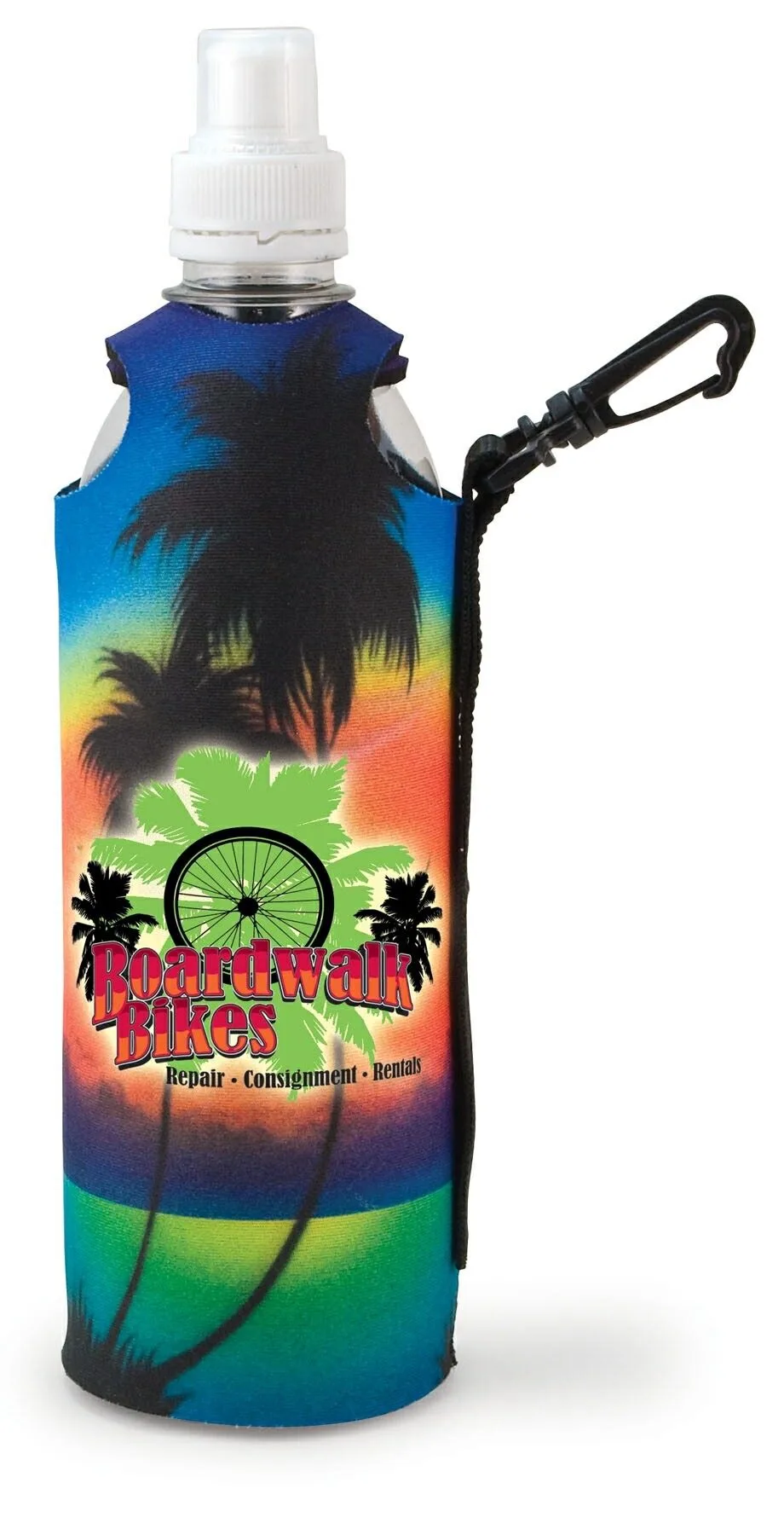 1/2 Liter Kolder Water Wetsuit Bottle Cover w/Belt Clip view 3