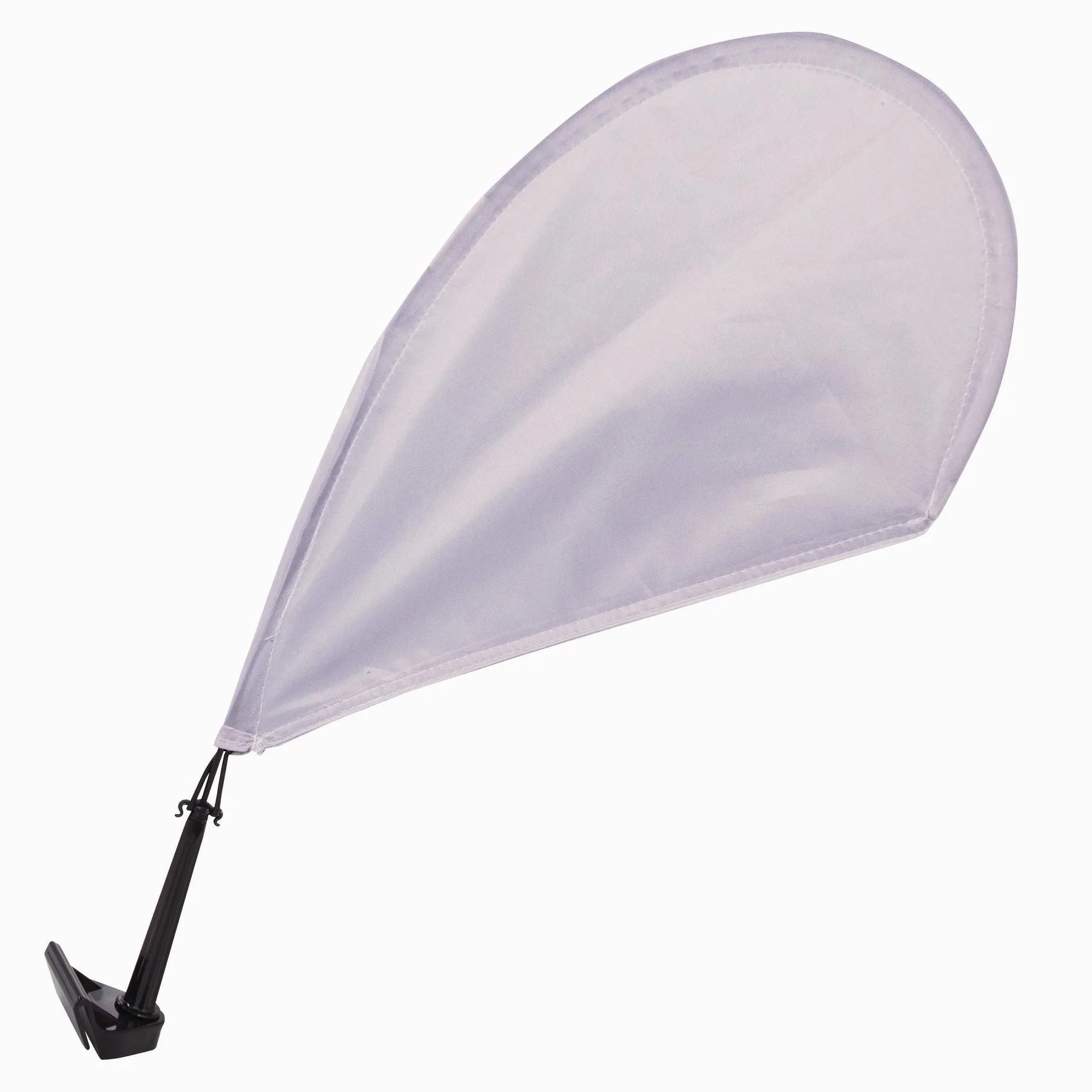 Mini Teardrop Sail Sign Flag w/Vehicle Base Kit Single-Sided view 2