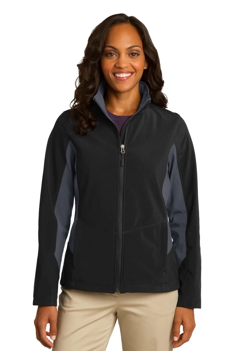 Port Authority® Women's Core Colorblock Soft Shell Jacket.