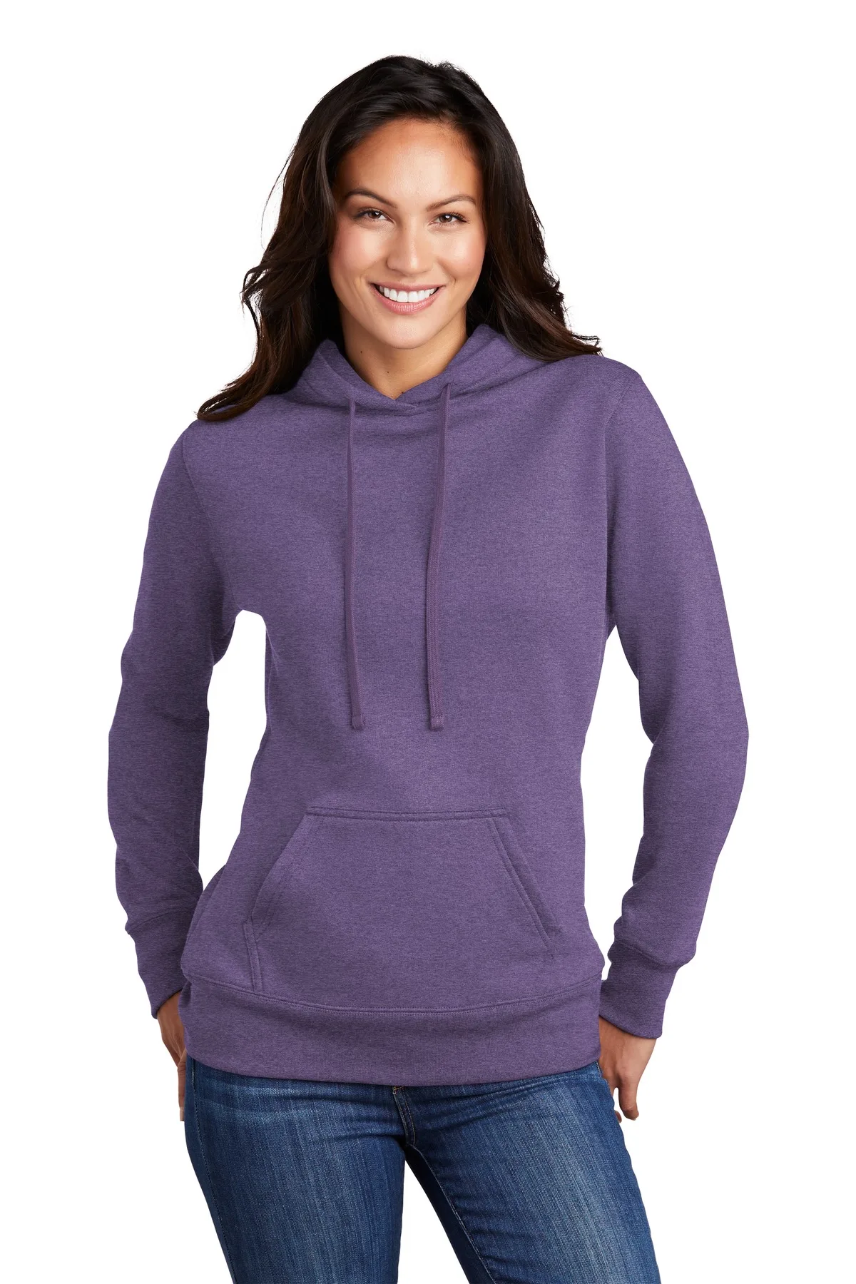 Port & Co™ Women's Core Fleece Pullover Hooded Sweatshirt view 3