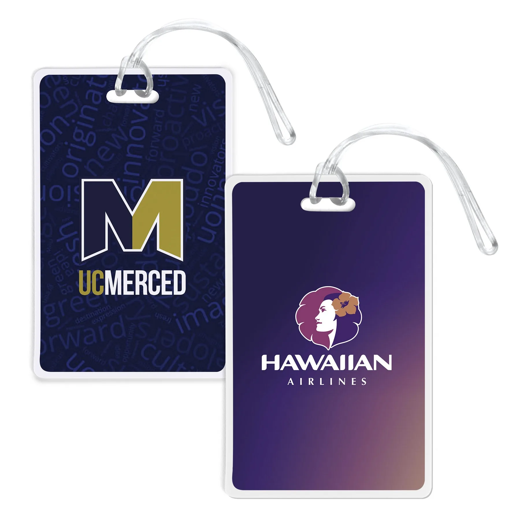 Imprinted Mini Luggage Tag view 2