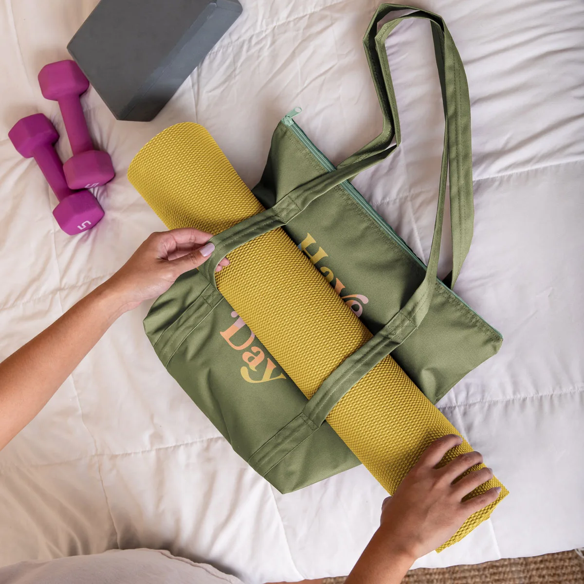 Twinkles Yoga 4CP Poly Tote