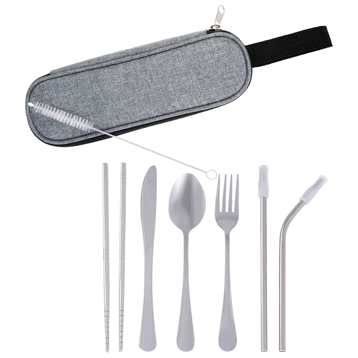 Stainless Steel Cutlery Set In Pouch view 2