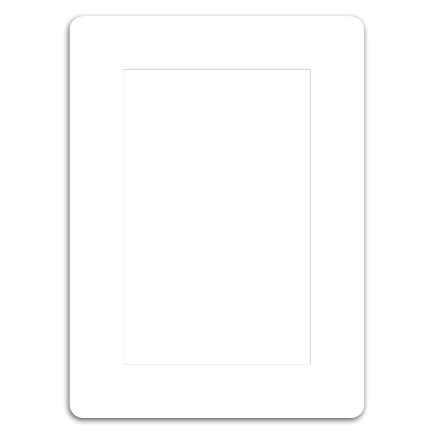 Rectangle Punch Out Picture Frame Magnet view 2