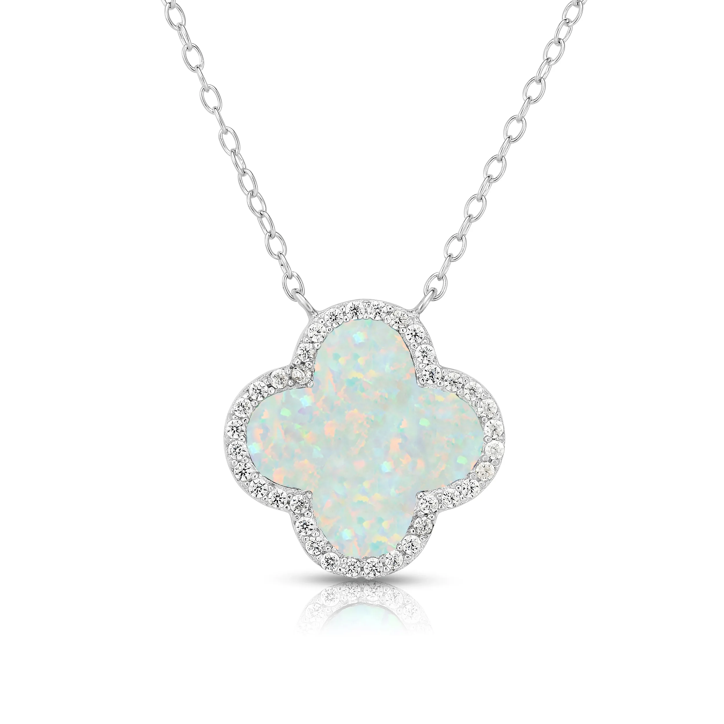 Jilco Inc Opal Sterling Silver Necklace