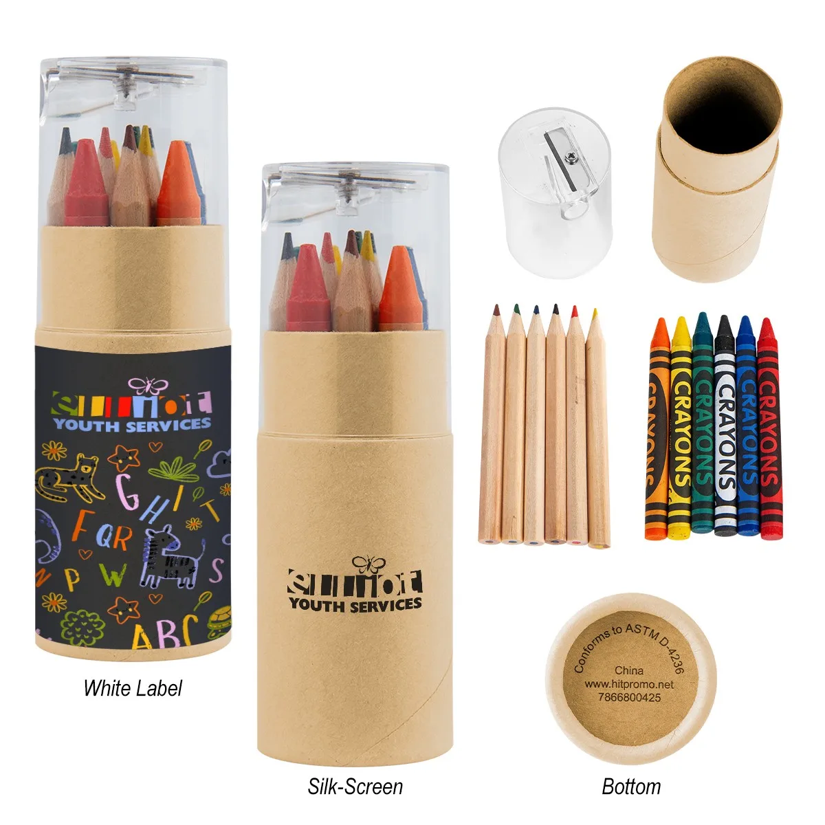 12 Piece Crayon And Pencil Set view 2
