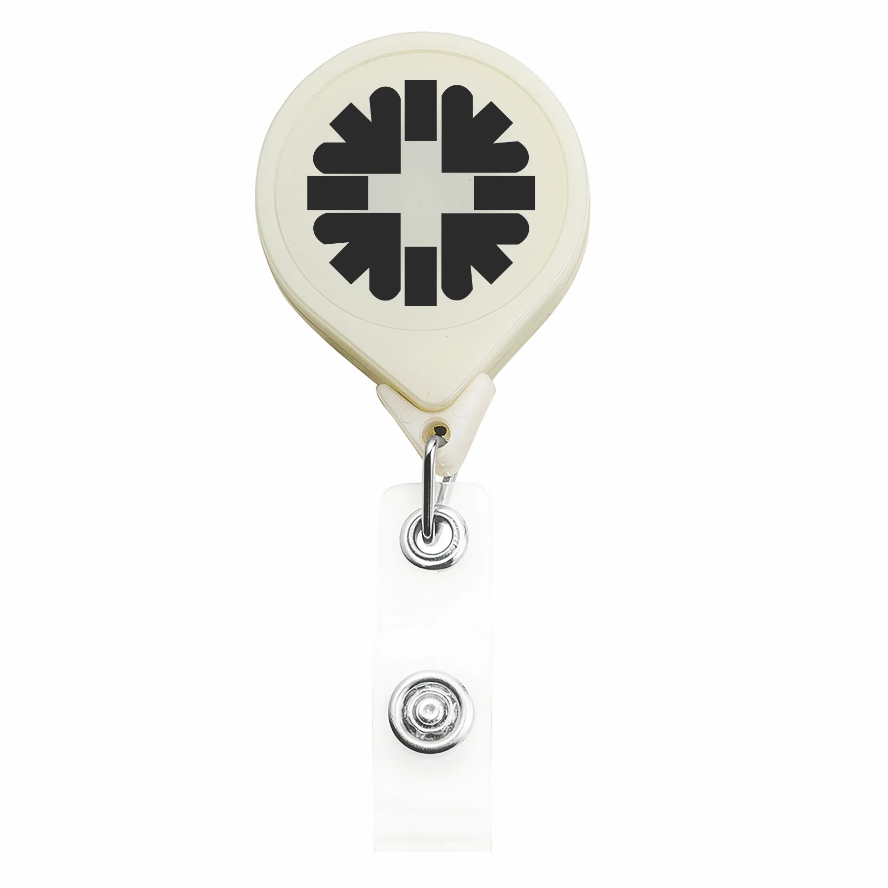 Glow in the Dark Jumbo Round Badge Reel view 3