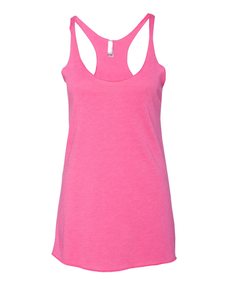 Next Level Apparel® Women's Triblend Racerback Tank Top view 3