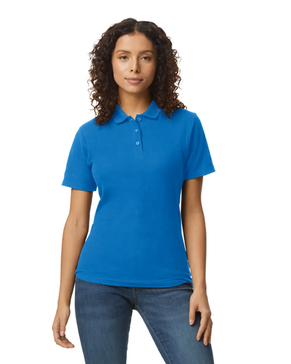 Gildan Ladies' Softstyle Double Pique Polo view 6
