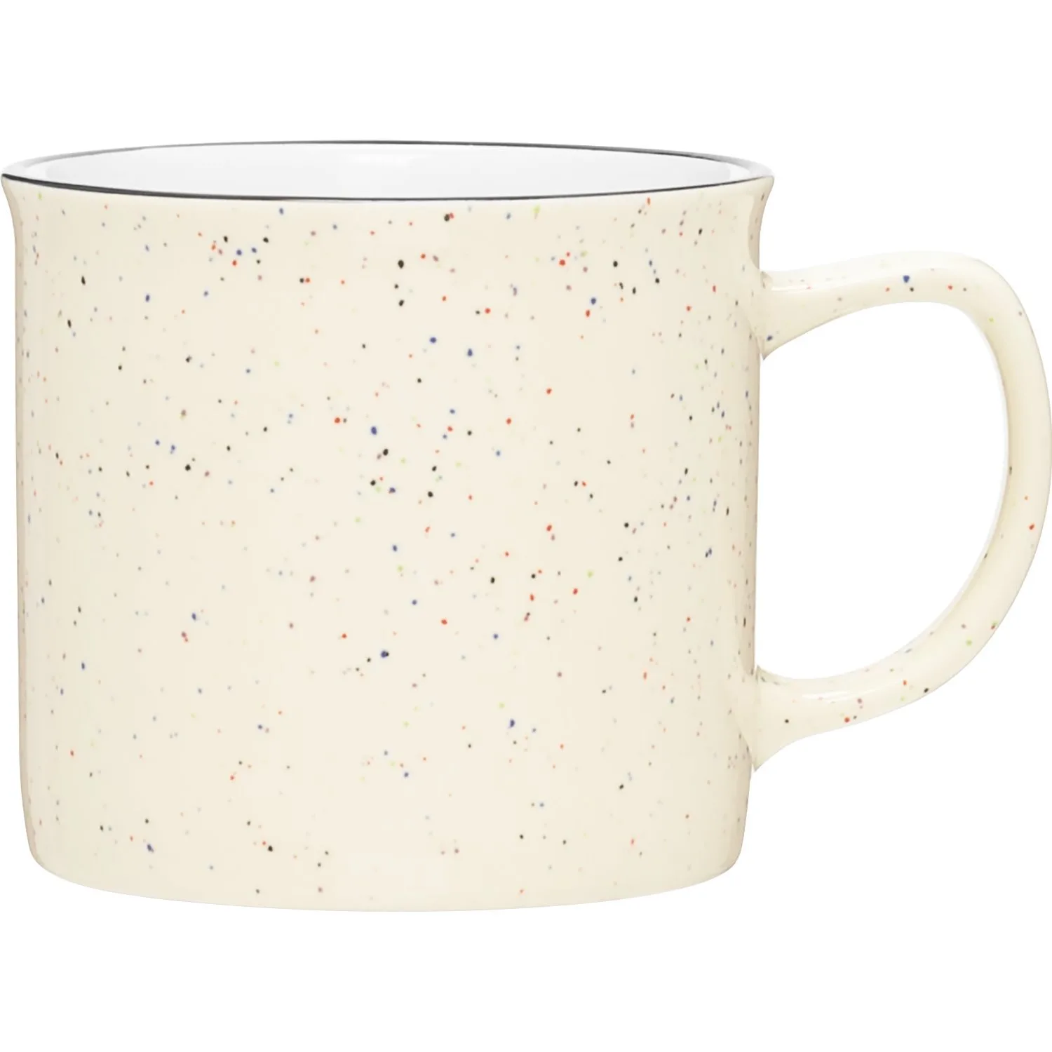 12 oz Cambria Ceramic Mug (Ivory) view 2