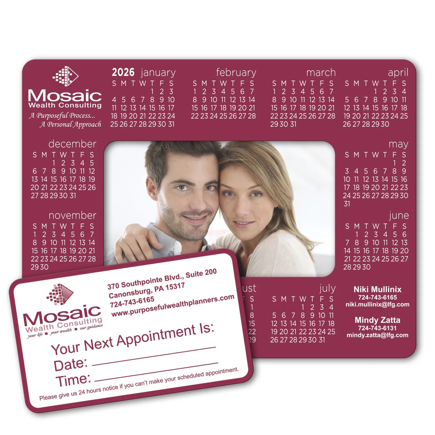 Calendar Picture Frame Magnet