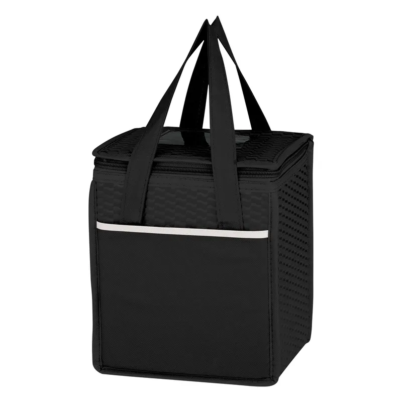 Non-woven Wave Design Kooler Lunch Bag view 3