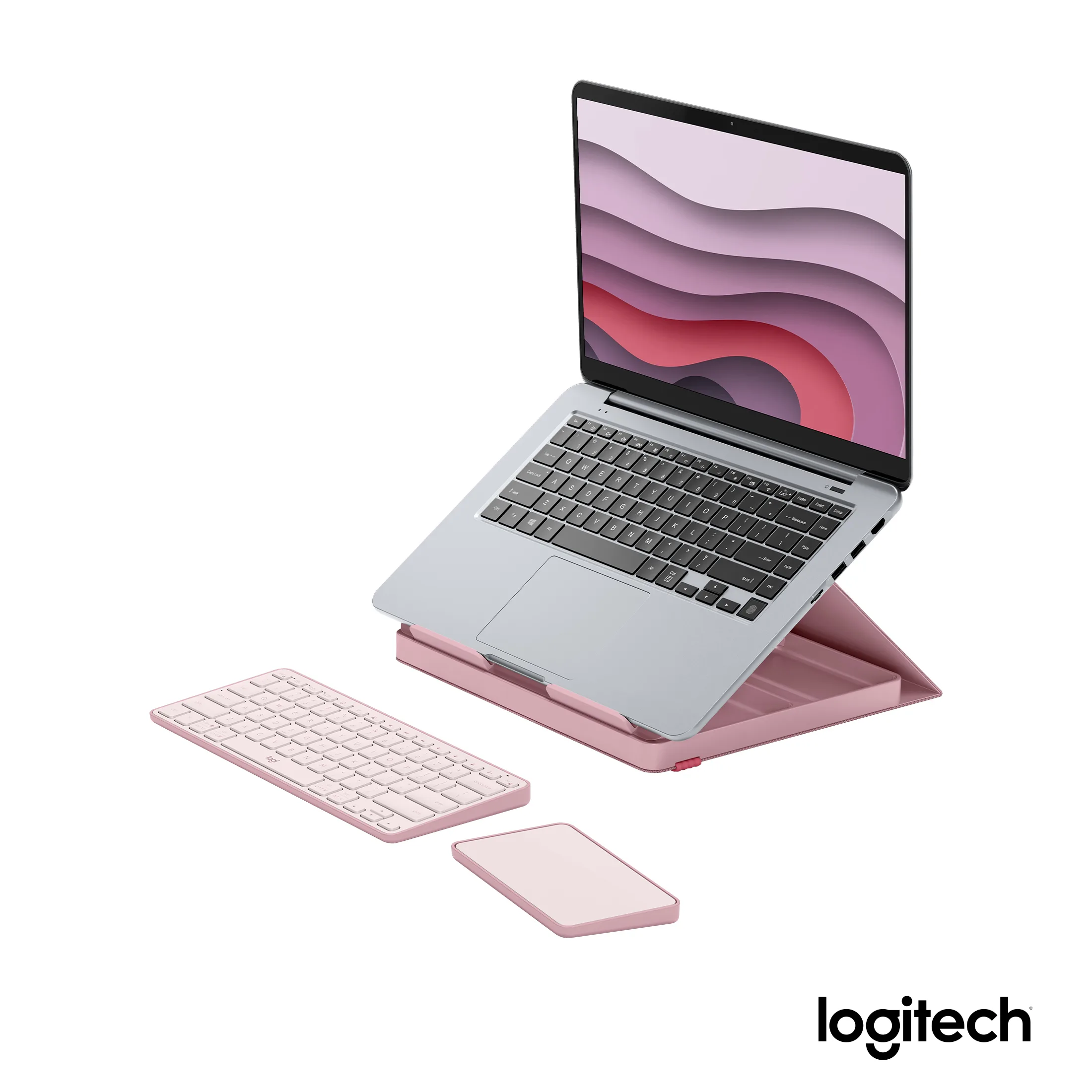 Propped Laptop