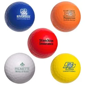 Golf Ball Stress Reliever — Blue