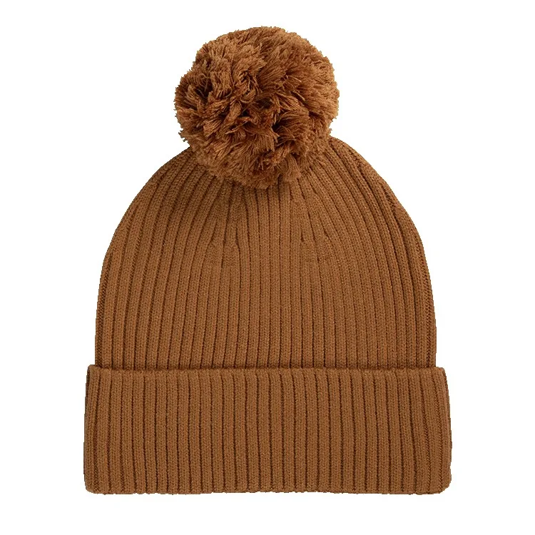 Cuffed Beanie with Pom view 2