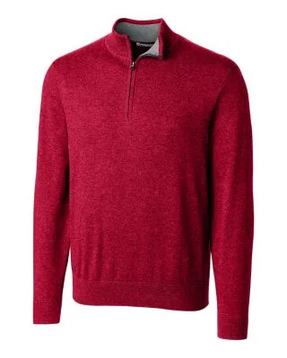 Cutter & Buck Lakemont Tri-Blend Mens Quarter Zip Pullover Sweater view 5