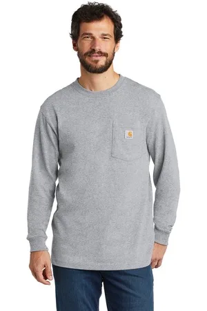 Carhartt ® Workwear Pocket Long Sleeve T-Shirt. view 3