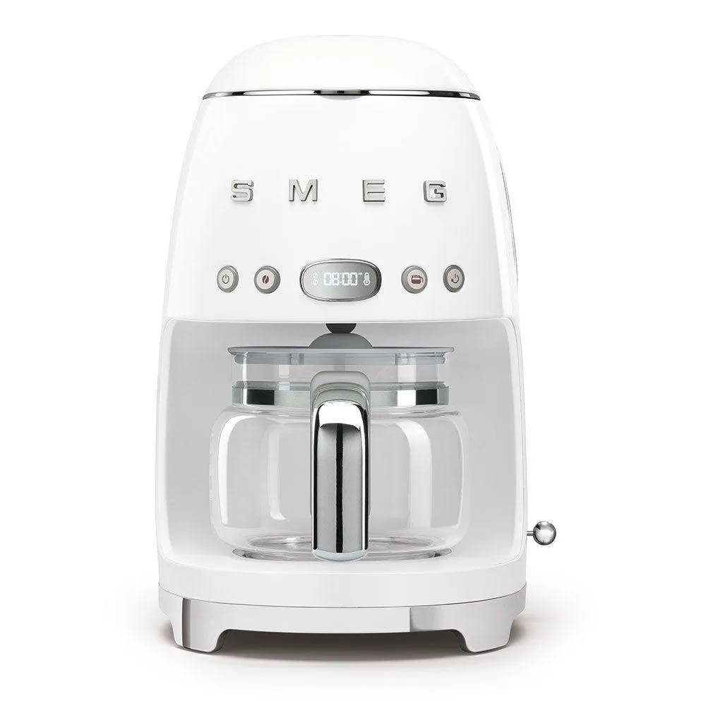 Smeg 50's Retro-Style 10 Cup Drip Filter Coffee Machine White