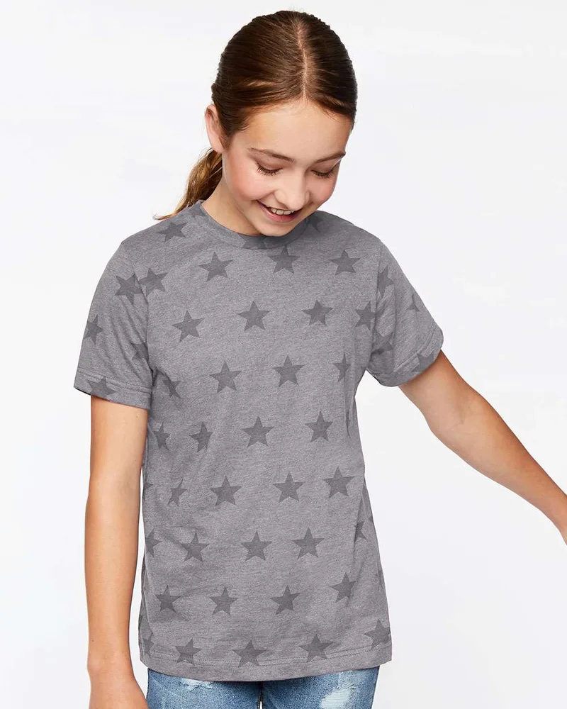 Code Five Youth Star Print Tee view 2