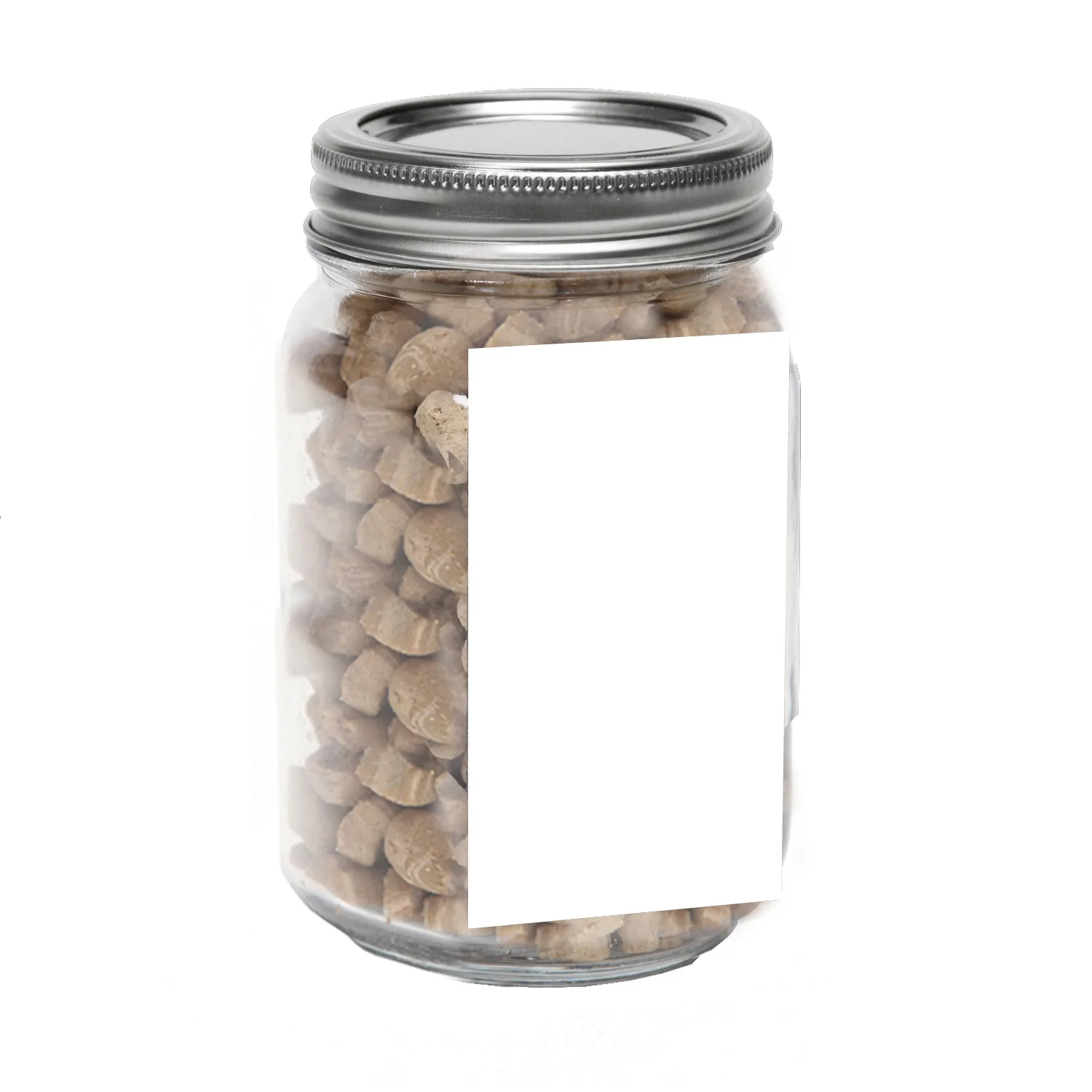 Pint Jar with Rectangle Magnet Pet Fill view 2