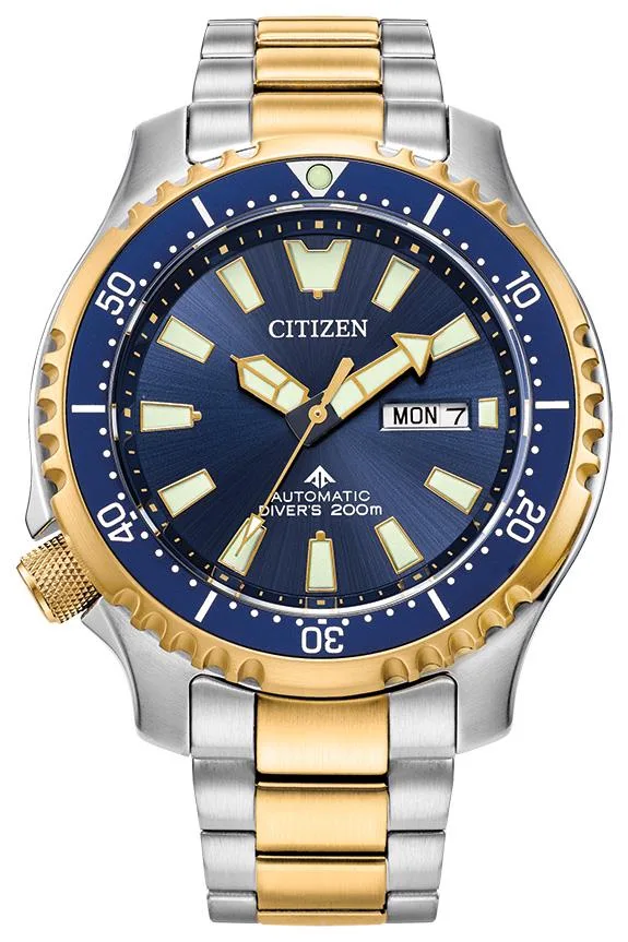 Citizen Watch Men's Promaster Dive Automatic Watch Stainless Steel Bracelet Blue Dial