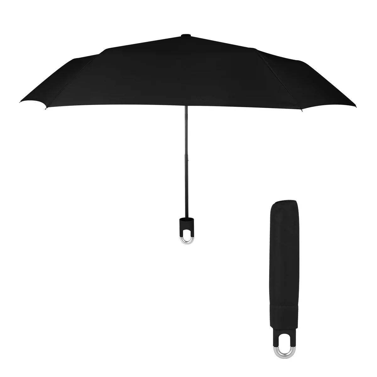 38" Arc Clipper Compact Telescopic Umbrella view 3
