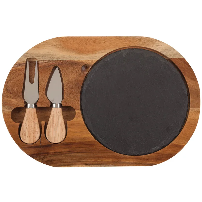 Bon Appetit Slate Cheese Set view 2