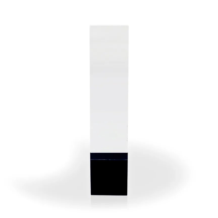 Matteo Clear and Black Crystal Column view 2
