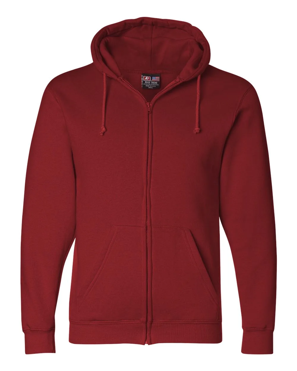 Bayside® USA-Made Full Zip Hooded Sweatshirt view 4