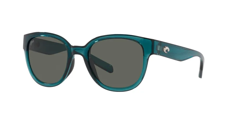 Costa Del Mar Salina Sunglasses - (Frame) Teal; (Lens) Gray, 580G
