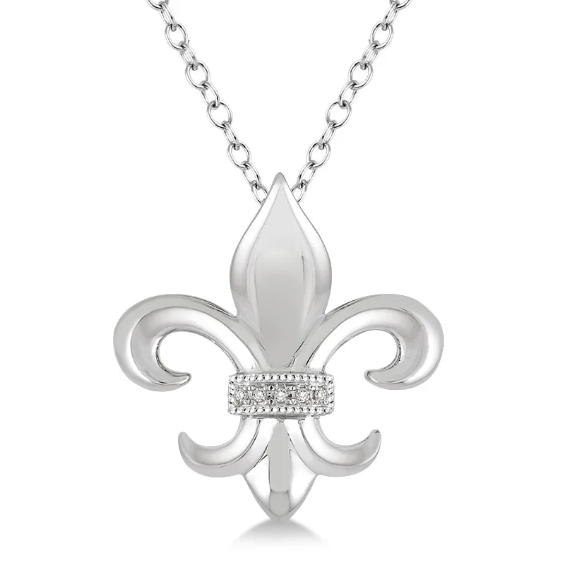 Jilco Inc Fleur De Lis Necklace