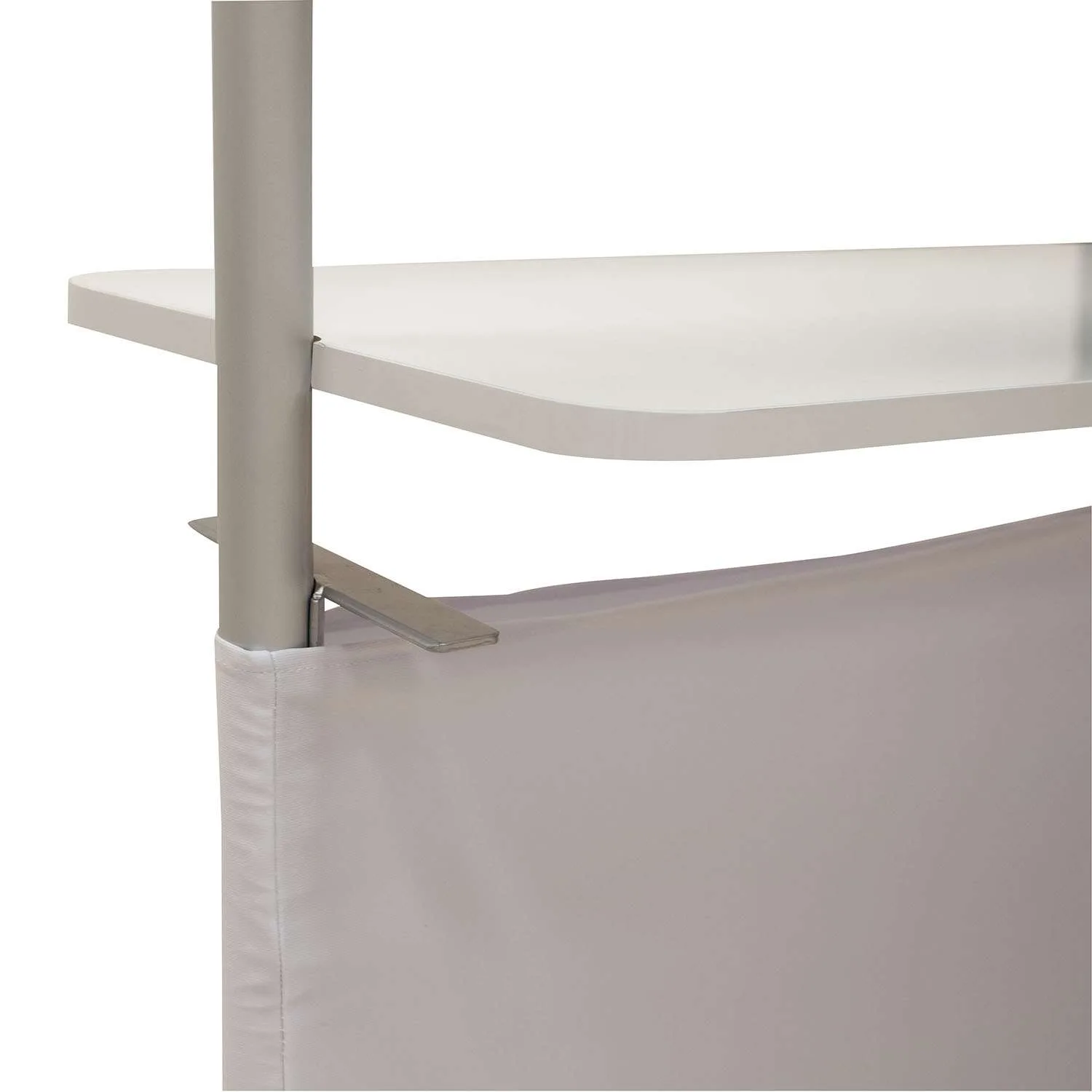 4' x 71" EuroFit Evolution Two-Shelf Incline Hardware view 6