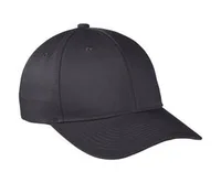 Port Authority ® Snapback Fine Twill Cap — Black