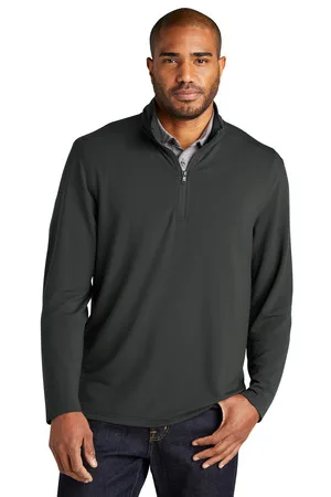 Port Authority® Microterry 1/4-Zip Pullover view 2